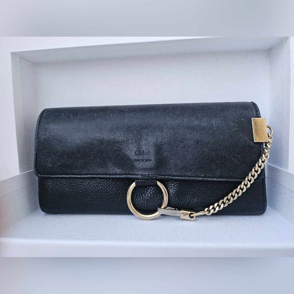 🖤 Chloe Faye Wallet – Black 🖤 With Snap Closure